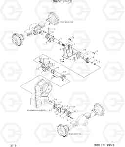 3010 DRIVE LINES HL760(#1302-), Hyundai