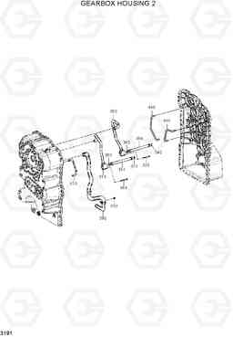 3191 GEARBOX HOUSING 2 HL760(#1302-), Hyundai