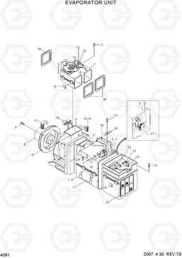 4091 EVAPORATOR UNIT HL760(#1302-), Hyundai