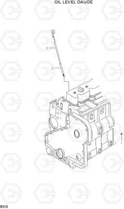 8310 OIL LEVEL GAUGE HL760(#1302-), Hyundai