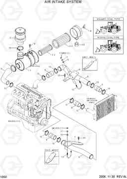 1050 AIR INTAKE SYSTEM HL760-7, Hyundai