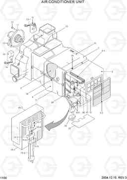 1100 AIR CONDITIONER UNIT HL760-7, Hyundai