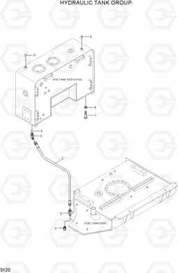 3120 HYDRAULIC TANK HL760-7, Hyundai