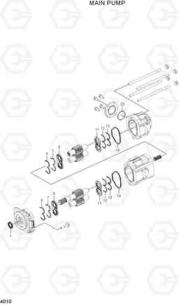 4010 MAIN PUMP HL760-7, Hyundai