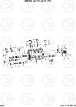 4040 STEERING VALVE(EHPS) HL760-7, Hyundai