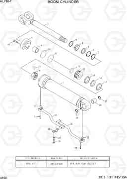 4150 BOOM CYLINDER HL760-7, Hyundai