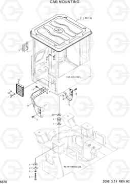 5070 CAB MOUNTING HL760-7, Hyundai