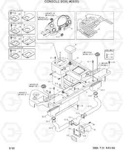 5130 CONSOLE BOX(-#0935) HL760-7, Hyundai