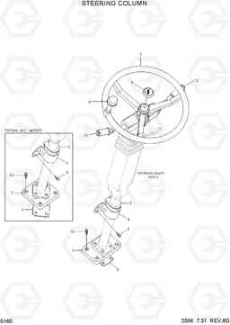 5160 STEERING COLUMN HL760-7, Hyundai