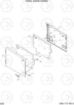 5220 COWL 3(SIDE DOOR) HL760-7, Hyundai