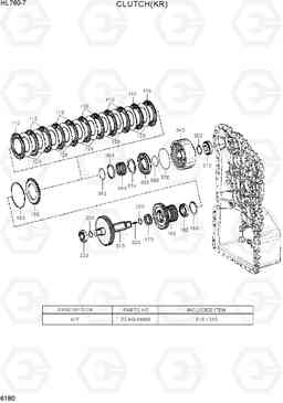 6180 CLUTCH(KR) HL760-7, Hyundai