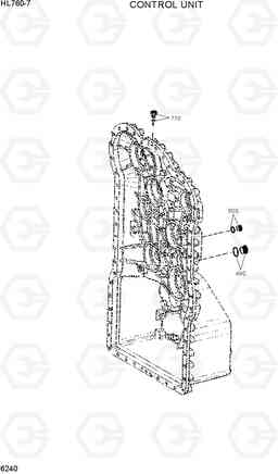 6240 CONTROL UNIT HL760-7, Hyundai