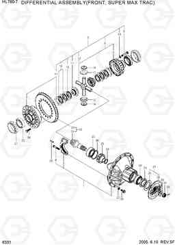 6331 DIFFERENTIAL ASSY(FRONT, SUPER MAX TRAC) HL760-7, Hyundai