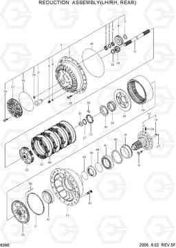 6390 REDUCTION ASSEMBLY(LH/RH, REAR) HL760-7, Hyundai