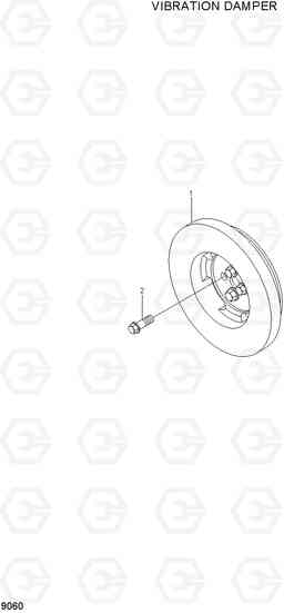 9060 VIBRATION DAMPER HL760-7, Hyundai