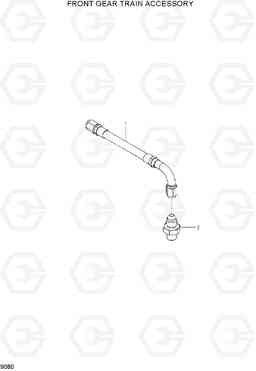 9080 FRONT GEAR TRAIN ACCESSORY HL760-7, Hyundai