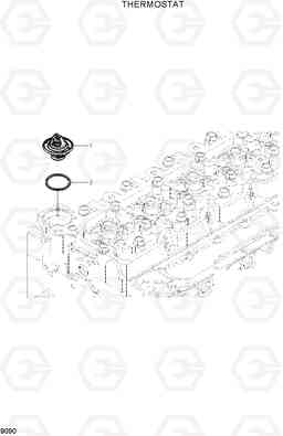 9090 THERMOSTAT HL760-7, Hyundai