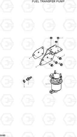 9160 FUEL TRANSFER PUMP HL760-7, Hyundai