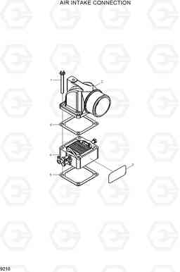 9210 AIR INTAKE CONNECTION HL760-7, Hyundai