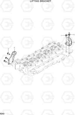 9240 LIFTING BRACKET HL760-7, Hyundai