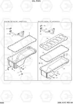 9300 OIL PAN HL760-7, Hyundai