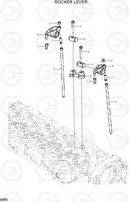 9360 ROCKER LEVER HL760-7, Hyundai