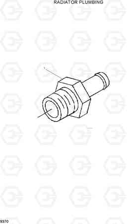 9370 RADIATOR PLUMBING HL760-7, Hyundai