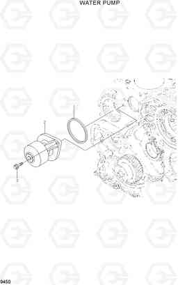 9450 WATER PUMP HL760-7, Hyundai