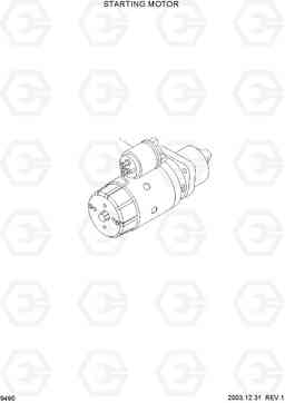 9490 STARTING MOTOR HL760-7, Hyundai