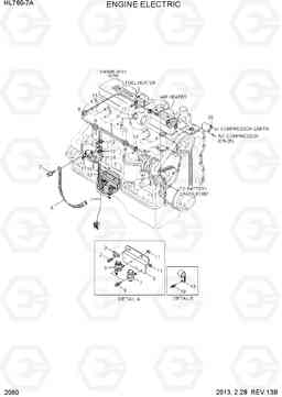 2060 ENGINE ELECTRIC HL760-7A, Hyundai