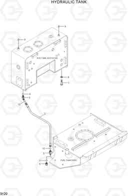 3120 HYDRAULIC TANK HL760-7A, Hyundai