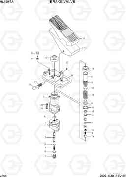 4090 BRAKE VALVE HL760-7A, Hyundai