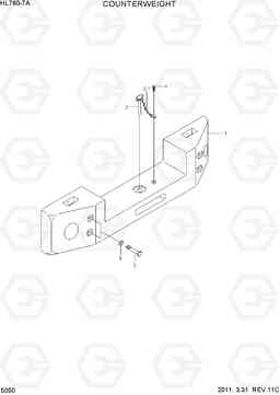 5050 COUNTERWEIGHT HL760-7A, Hyundai