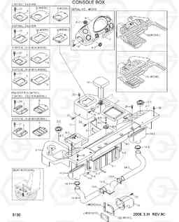 5130 CONSOLE BOX HL760-7A, Hyundai