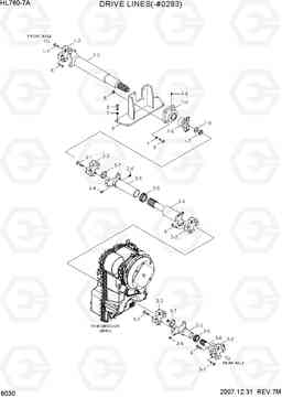 6030 DRIVE LINES(-#0293) HL760-7A, Hyundai