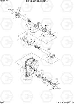 6035 DRIVE LINES(#0294-) HL760-7A, Hyundai