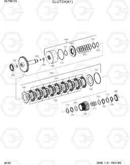 6130 CLUTCH(K1) HL760-7A, Hyundai