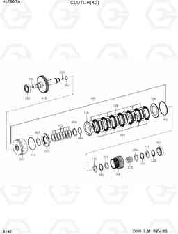 6140 CLUTCH(K2) HL760-7A, Hyundai