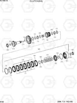 6160 CLUTCH(K4) HL760-7A, Hyundai