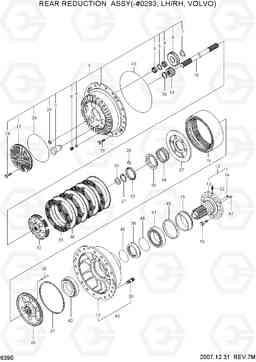 6390 RR REDUCTION ASSY(-#0293, LH/RH, VOLVO) HL760-7A, Hyundai