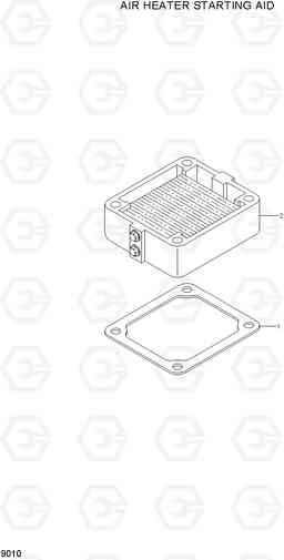 9010 AIR HEATER STARTING AID HL760-7A, Hyundai