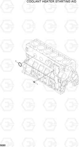 9060 COOLANT HEATER STARING AID HL760-7A, Hyundai