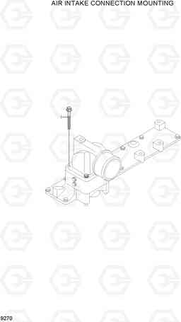 9270 AIR INTAKE CONNECTION MOUNTING HL760-7A, Hyundai