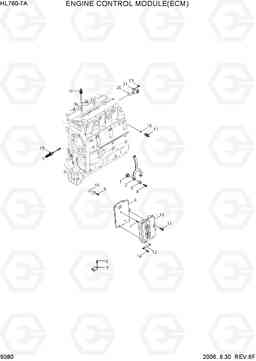 9380 ENGINE CONTROL MODULE(ECM) HL760-7A, Hyundai