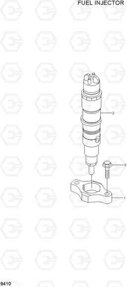 9410 FUEL INJECTOR HL760-7A, Hyundai