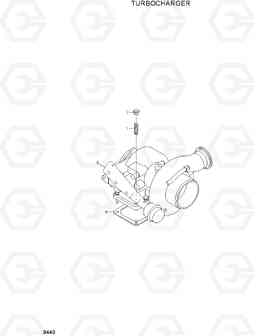 9440 TURBOCHARGER HL760-7A, Hyundai