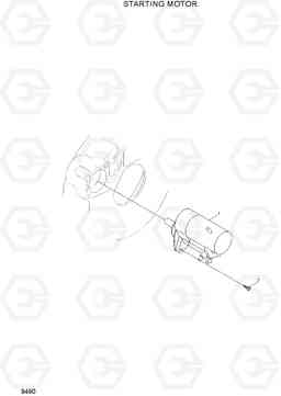 9490 STARTING MOTOR HL760-7A, Hyundai