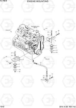 1010 ENGINE MOUNTING HL760-9, Hyundai