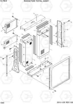 1040 RADIATOR TOTAL ASSY HL760-9, Hyundai