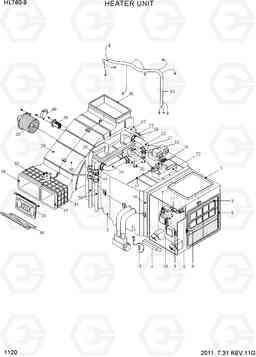 1120 HEATER UNIT HL760-9, Hyundai